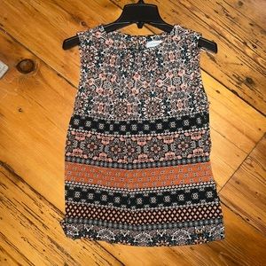 Like New Calvin Klein Patterned Tank